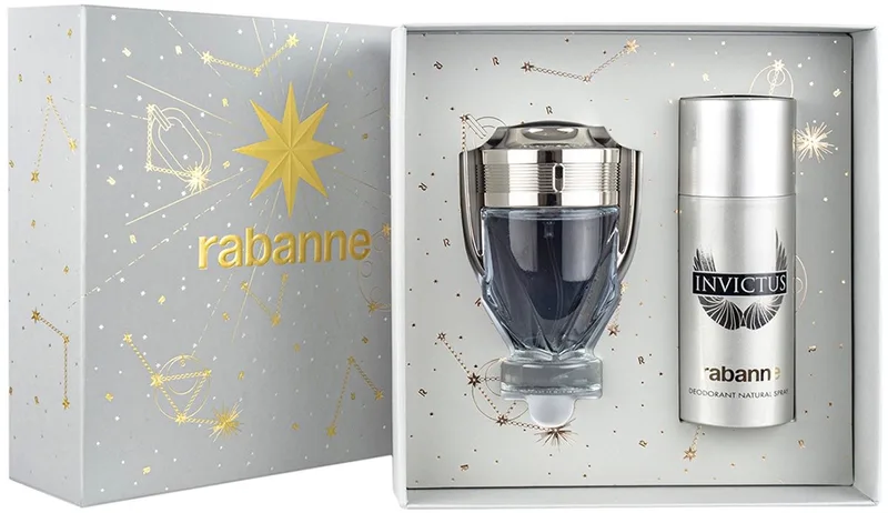 Invictus (M) Set EDT 100ml + DSP 150ml by Rabanne in Gold – product photo