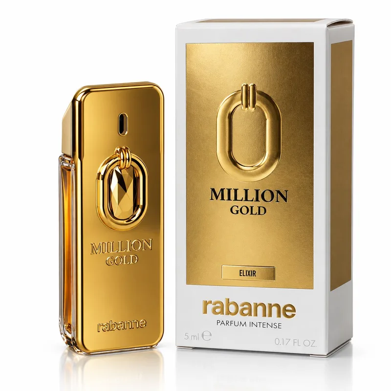 Million Gold Elixir Parfum Intense van Rabanne in 5 ml – productfoto