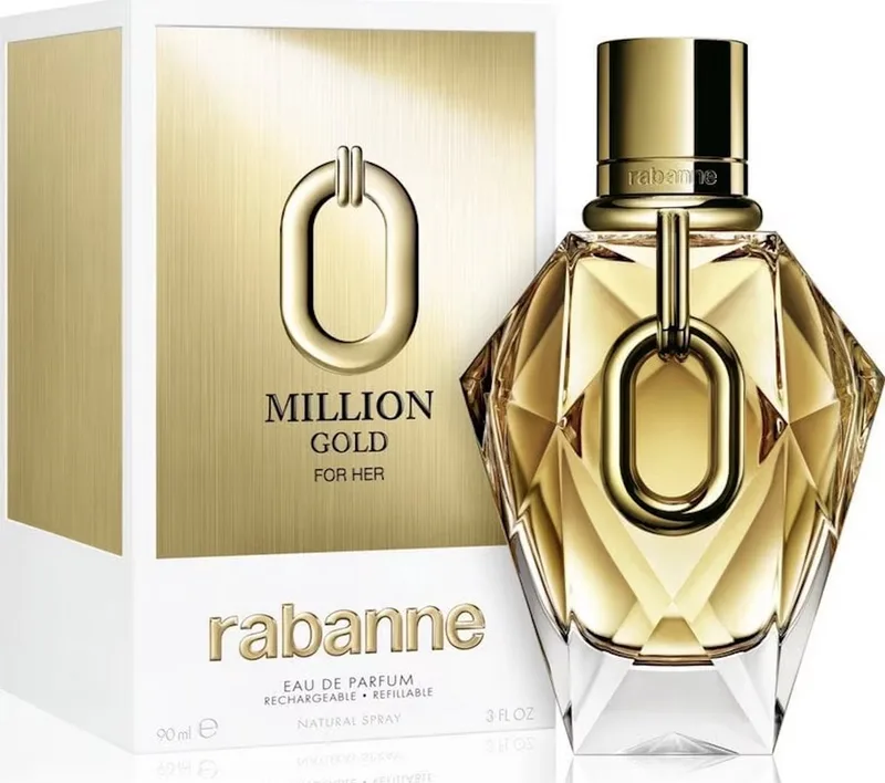 Million Gold For Her - Eau de Parfum fra Rabanne i 90 ml – produktbillede 1 af 2