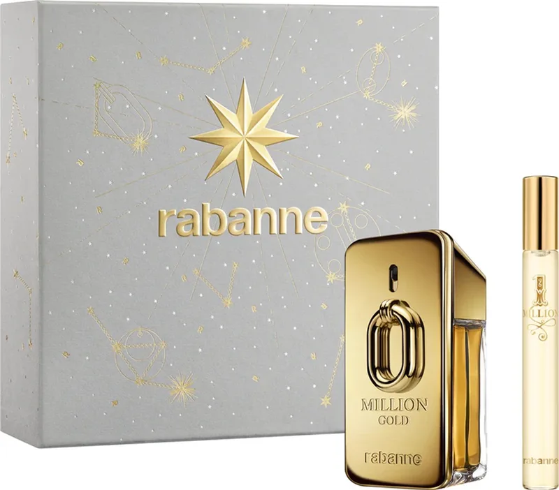 Million Gold Giftset 60 ml - Edp Spray Intense 50ml/Edt Spray 10ml von Rabanne – Produktfoto