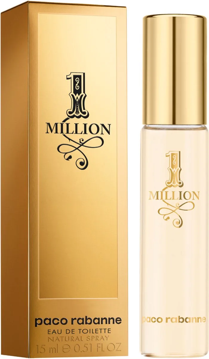 Paco Rabanne 1 Million - Eau de Toilette - Herenparfum van Rabanne in 15 ml – productfoto