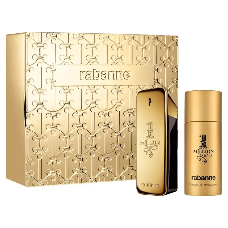 Paco Rabanne 1 Million Geschenkset (Eau de Toilette 100 ml + Deo-Spray 150 ml) by Rabanne – product photo
