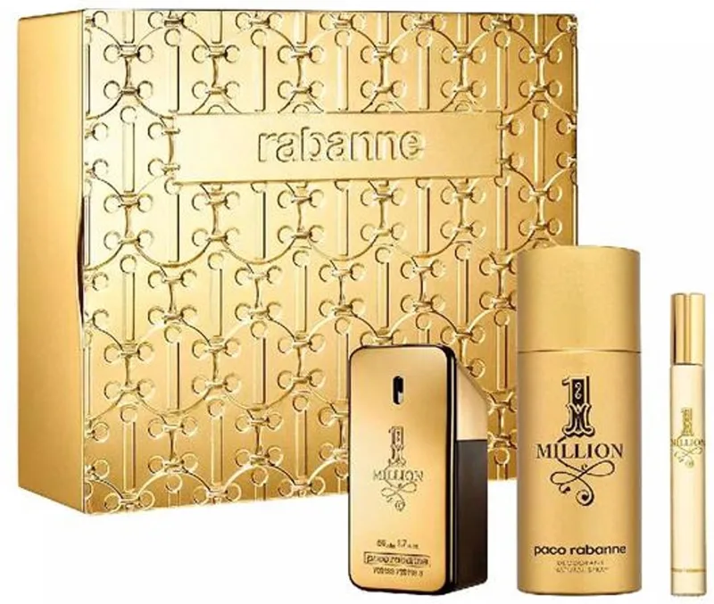 Paco Rabanne 1 Million Set - Eau de Toilette, Deodorant & Travel Spray fra Rabanne – produktbillede
