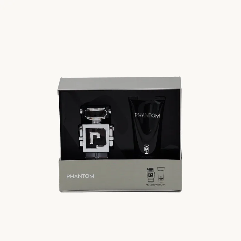 Phantom - Giftset - Heren Eau de Toilette 50ml + Showergel 100ml von Rabanne – Produktfoto