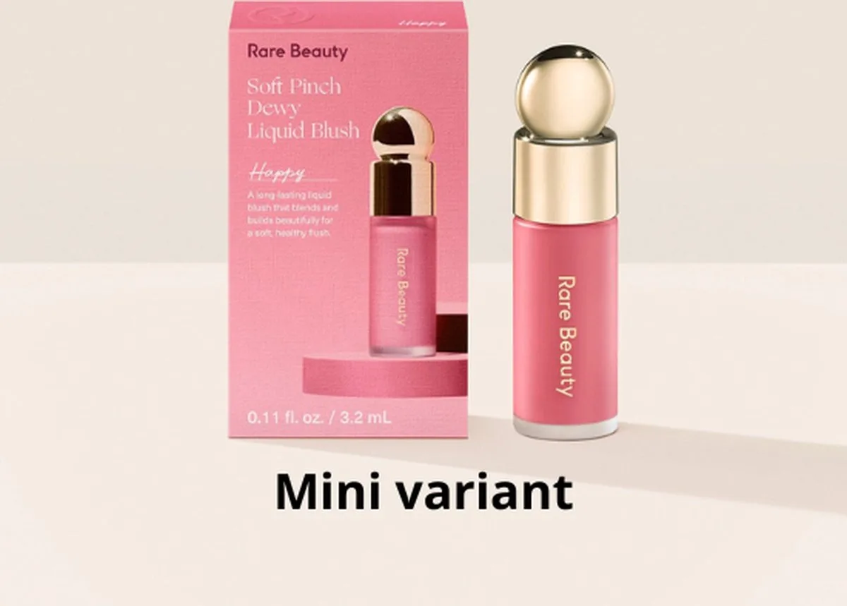 mini Soft Pinch Blush - Liquid blush - Selena Gomez - (3.2ml) MINI VARIANT by Rare Beauty in Happy – product photo