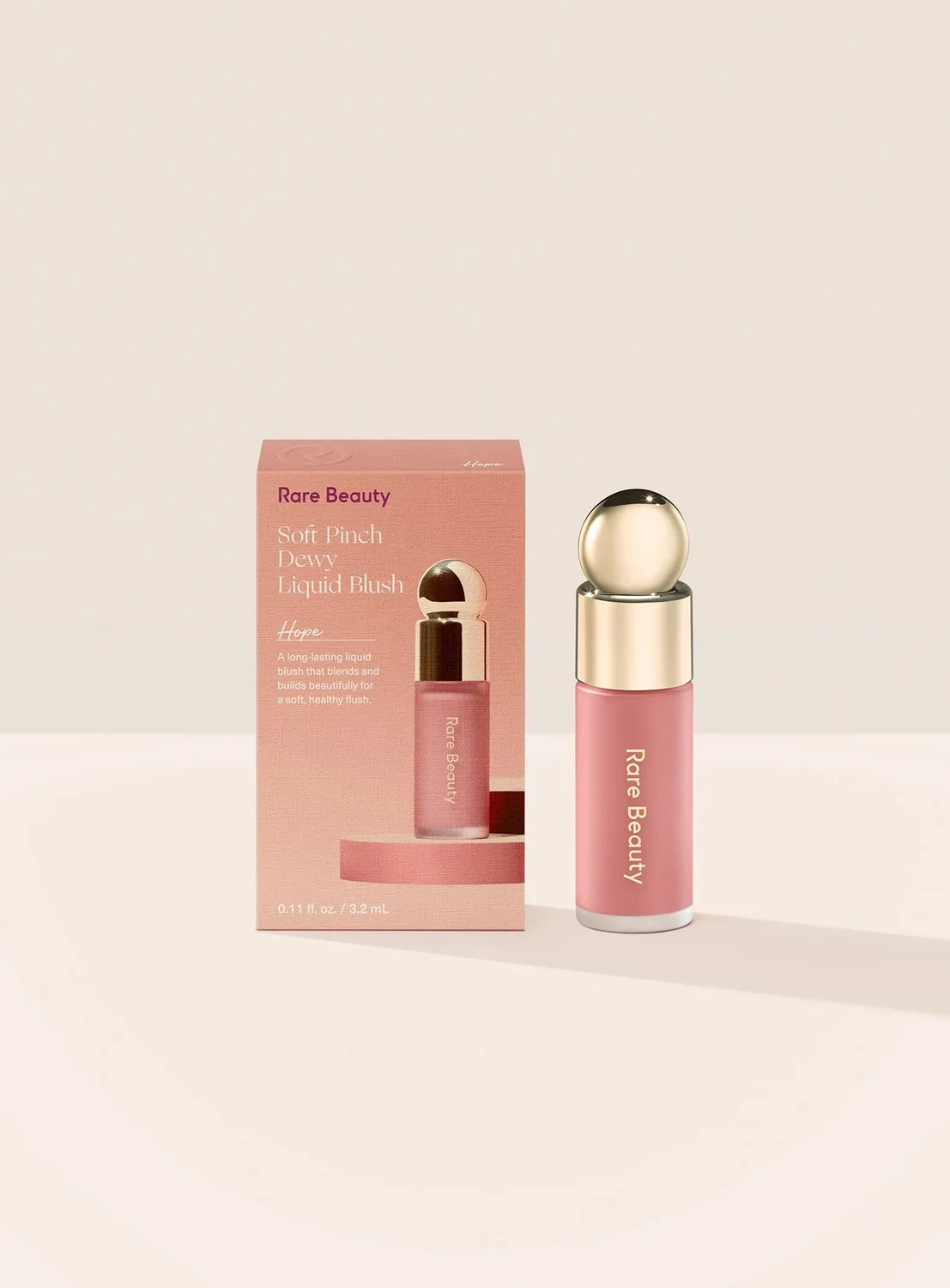 Soft Pinch Liquid Blush Mini - Vloeibare blush mini 3,2 ml by Rare Beauty in Hope – product photo