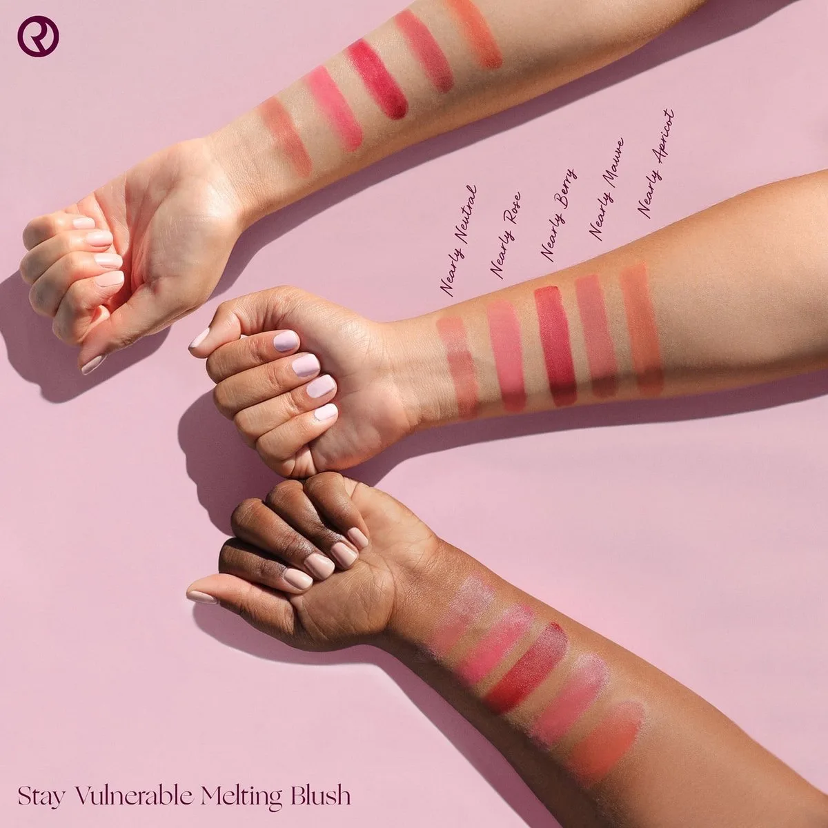 Stay Vulnerable blush | Melting Rouge by Rare Beauty in Nearly Mauve – product photo