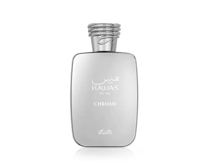 Eau de Parfum Hawas For Him Chrome von Rasasi – Produktfoto