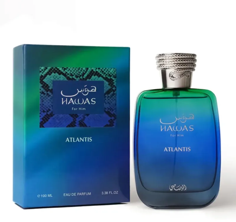 Hawas Atlantis EDP fra Rasasi i 100 ml – produktbillede