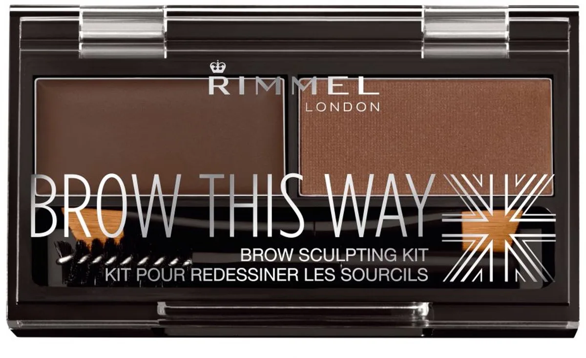 Brow This Way Kit Wenkbrauwpoeder - 002 Medium Brown by Rimmel London in 002 Brown – product photo