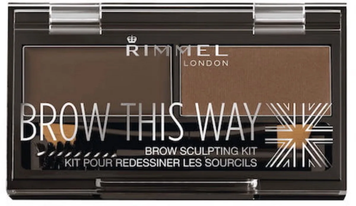 Brow This Way Kit Wenkbrauwpoeder - 003 Dark Brown by Rimmel London in 003 Dark Brown – product photo