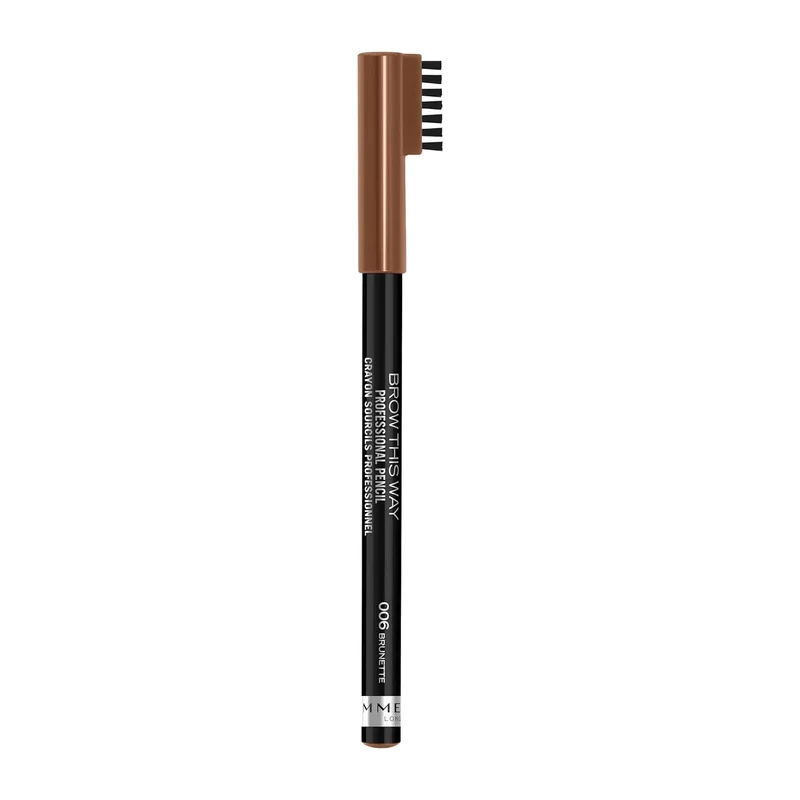 BROW THIS WAY Professioneller Augenbrauenstift 21 V 006 Braun von Rimmel London – Produktfoto