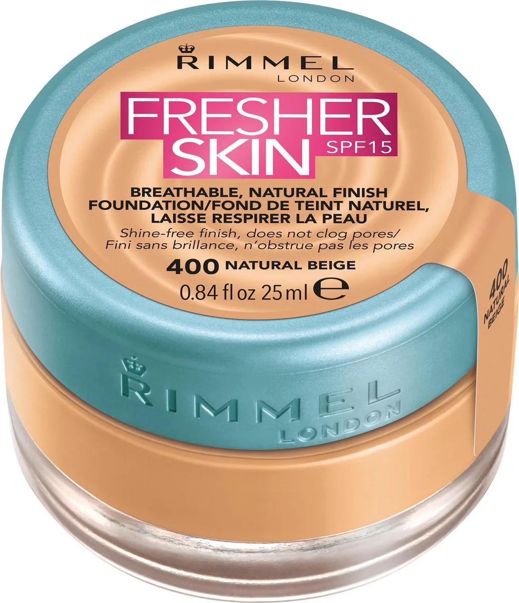 Fresher Skin - 400 Natural Beige - Foundation by Rimmel London in 400 Natural Beige – product photo