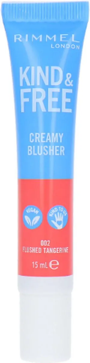 Kind & Free Creamy Blusher - 002 Flushed Tangerine by Rimmel London in 002 Flushed Tangerine – product photo