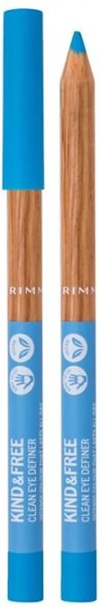 Kind & Free Eye Definer - 006 by Rimmel London in Anime Blue – product photo