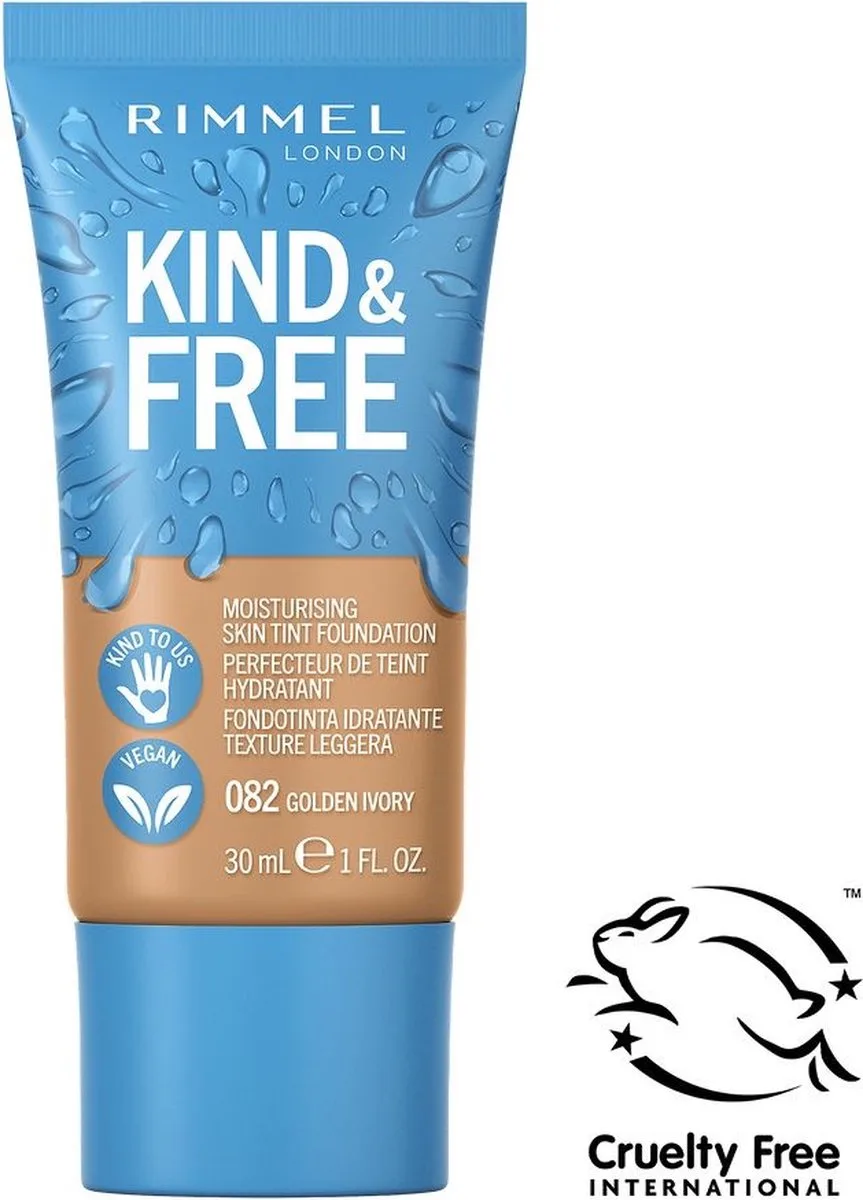 Kind & Free Foundation - 082 Golden Ivory by Rimmel London in Natural – product photo