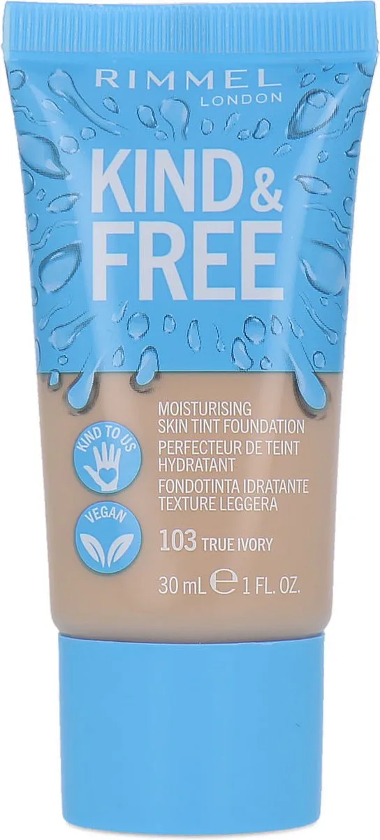 Kind & Free Foundation - 103 by Rimmel London in True Ivory – product photo