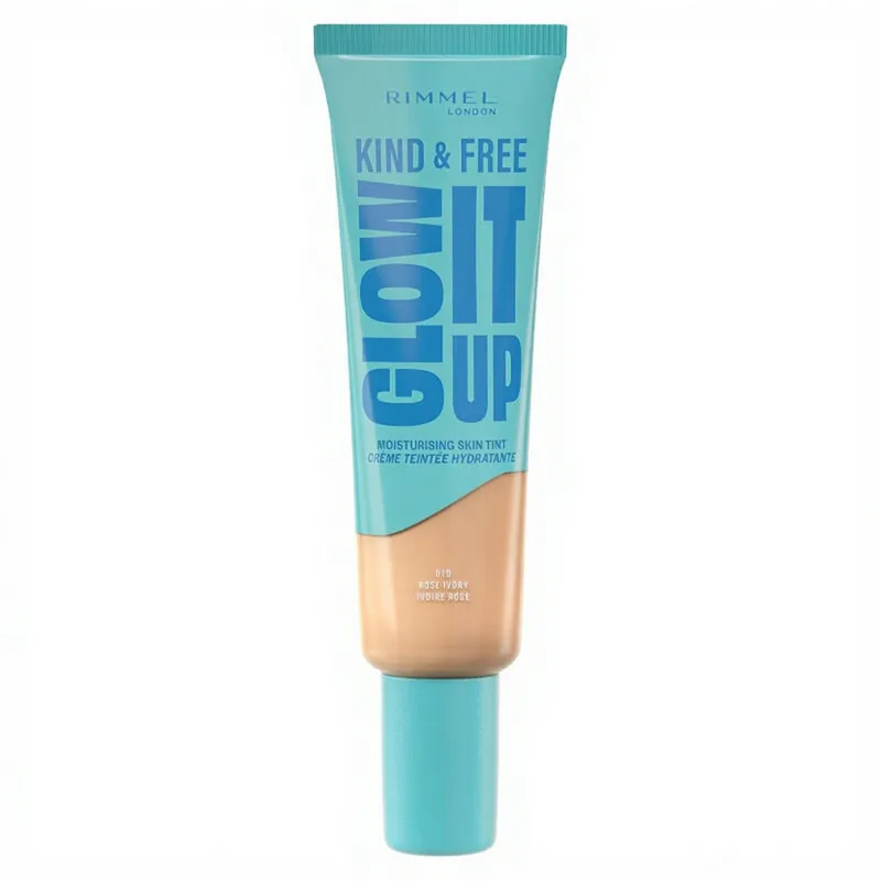 Kind & Free Skin Tint 010 Rose Ivory, Feuchtigkeitsspendend, Beruhigt empfindliche Haut från Rimmel London – produktbild