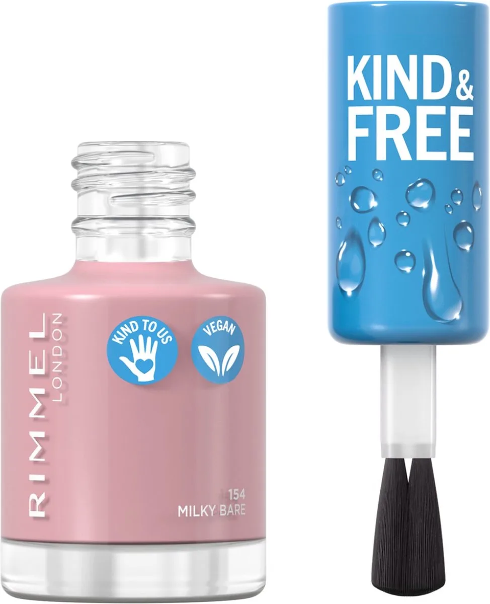KIND & FREE Vegan Nagellak - 154 Milky Bare by Rimmel London in 154 Milky Bare – product photo