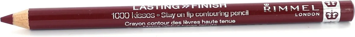 Lasting Finish 1000 Kisses Stay On Lipliner - 063 Black Tulip by Rimmel London in 063 Black Tulip – product photo
