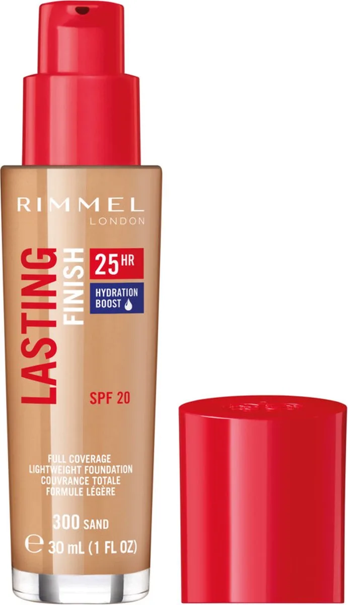 Lasting Finish Foundation Sand - Beige van Rimmel London in 300 Sand – productfoto