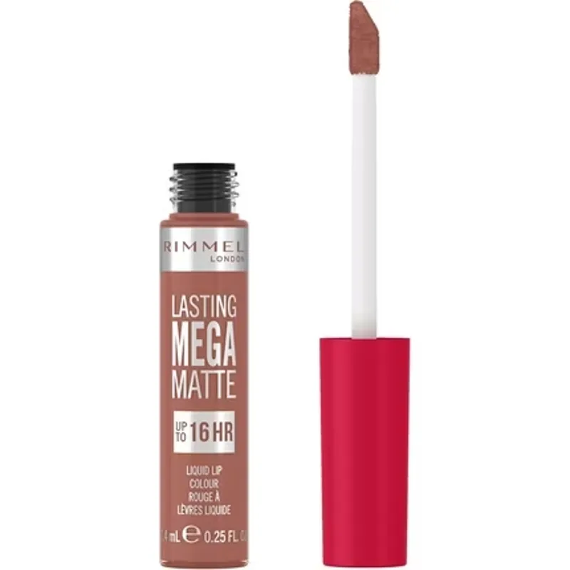 Lasting Mega Matte Flüssiger Lippenstift Langanhaltend Feuchtigkeitsspendend Vegan fra Rimmel London – produktbillede
