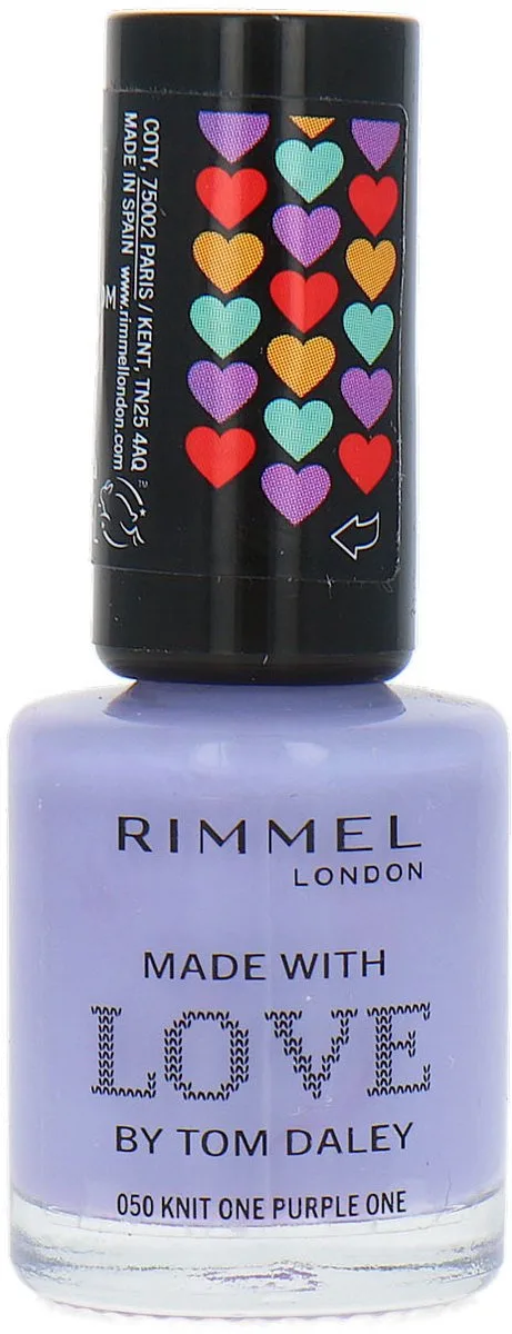 Made With Love By Tom Daley Nagellak - 050 by Rimmel London in Knit One Purple One – product photo