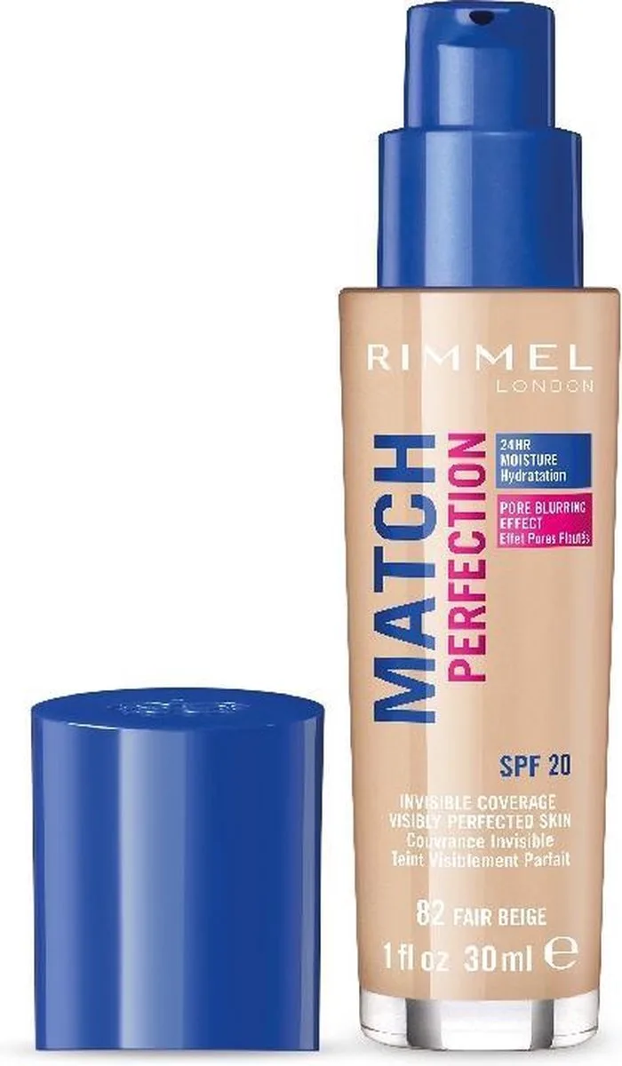 Match Perfection Foundation - 082 Fair by Rimmel London in Beige – product photo