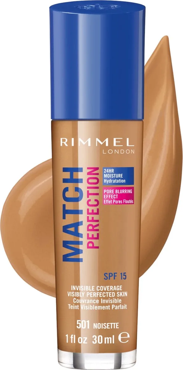Match Perfection Foundation 501 Noisette by Rimmel London in 501 Noisette – product photo