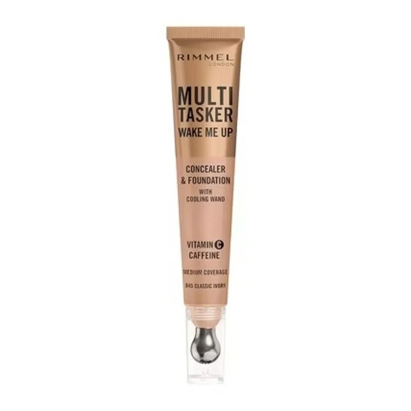 Multi-Tasker Wake Me Up Foundation und Concealer 045 Classic Ivory 20 ml fra Rimmel London – produktbillede