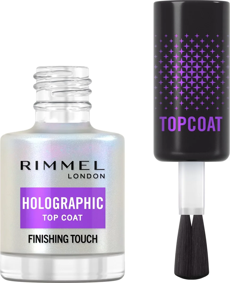 Nail Effects Top Coat 12 ML by Rimmel London in TBC Holographic Top Coat – product photo