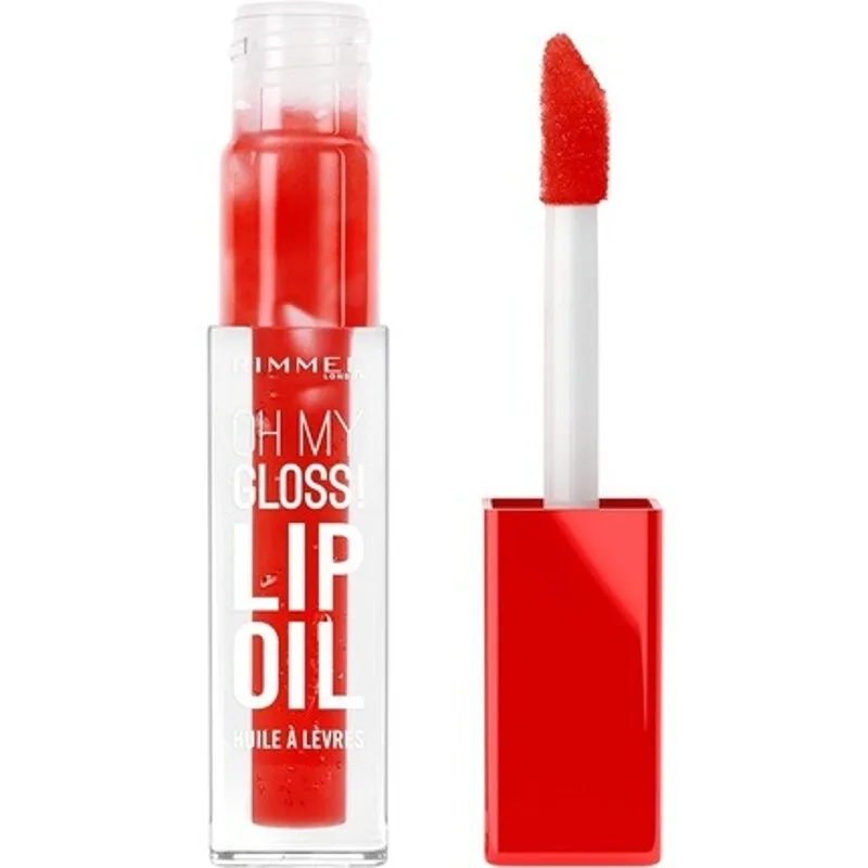 Oh My Gloss Lip Oil 004 Vivid Red von Rimmel London – Produktfoto