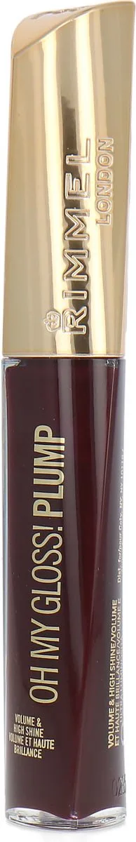 Oh My Gloss! Plump Lipgloss - 841 Bittersweet Plum by Rimmel London in Natural – product photo