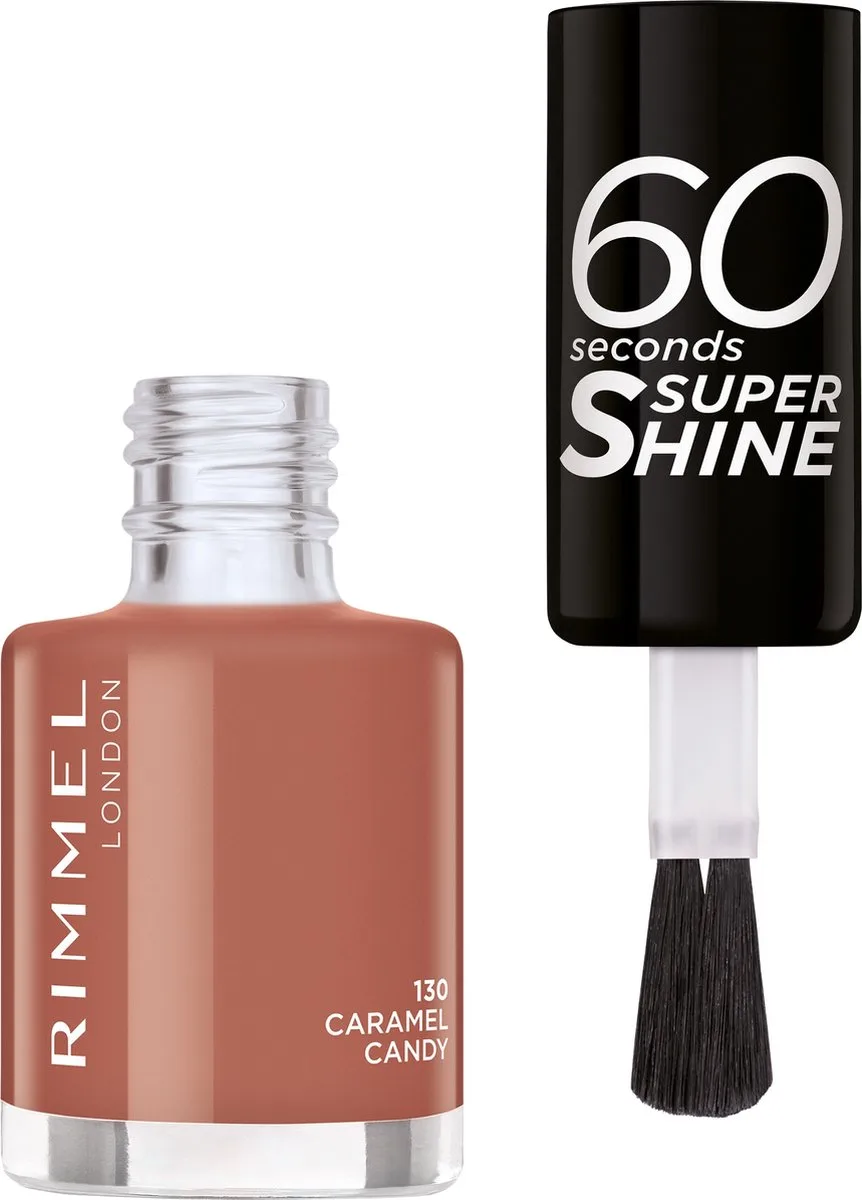 Rimmel 60 Sec Nail Polish Lacquer 8 ML de Rimmel London en 130 Caramel Candy – photo du produit