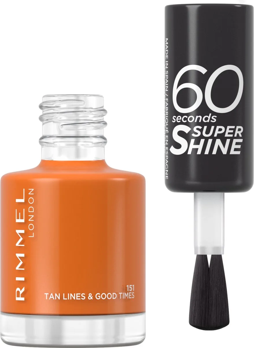 Rimmel 60 Sec Nail Polish Lacquer 8 ML by Rimmel London in 151 Tan Lines & Good Times – product photo