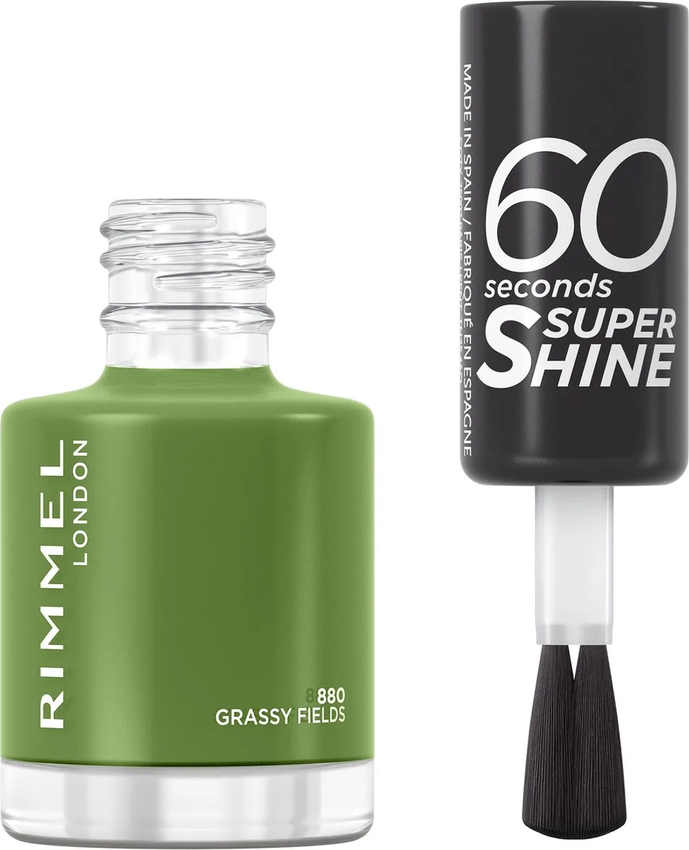 Rimmel 60 Sec Nail Polish Lacquer 8 ML van Rimmel London in 880 Grassy Fields – productfoto