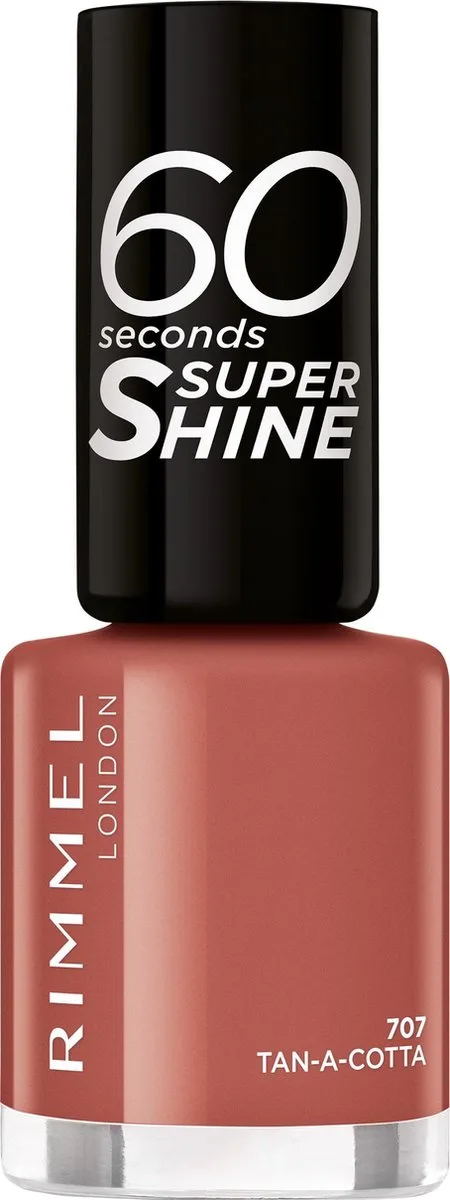 Rimmel 60 Sec Nail Polish Quick D 8 ML by Rimmel London in 708 Kiss In The Nude – product photo