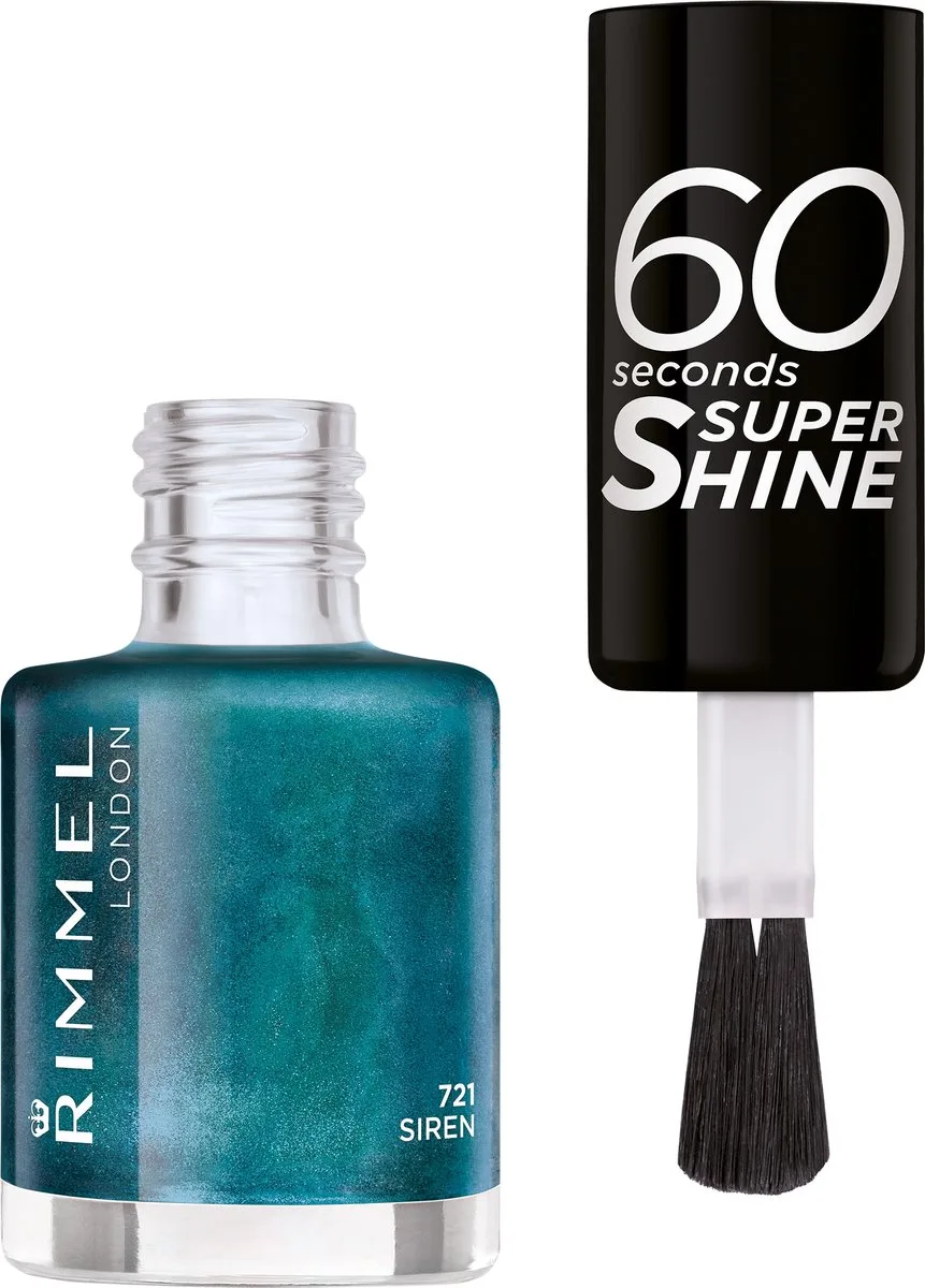 Rimmel 60 Sec Nail Polish Quick D 8 ML by Rimmel London in 721 Siren – product photo