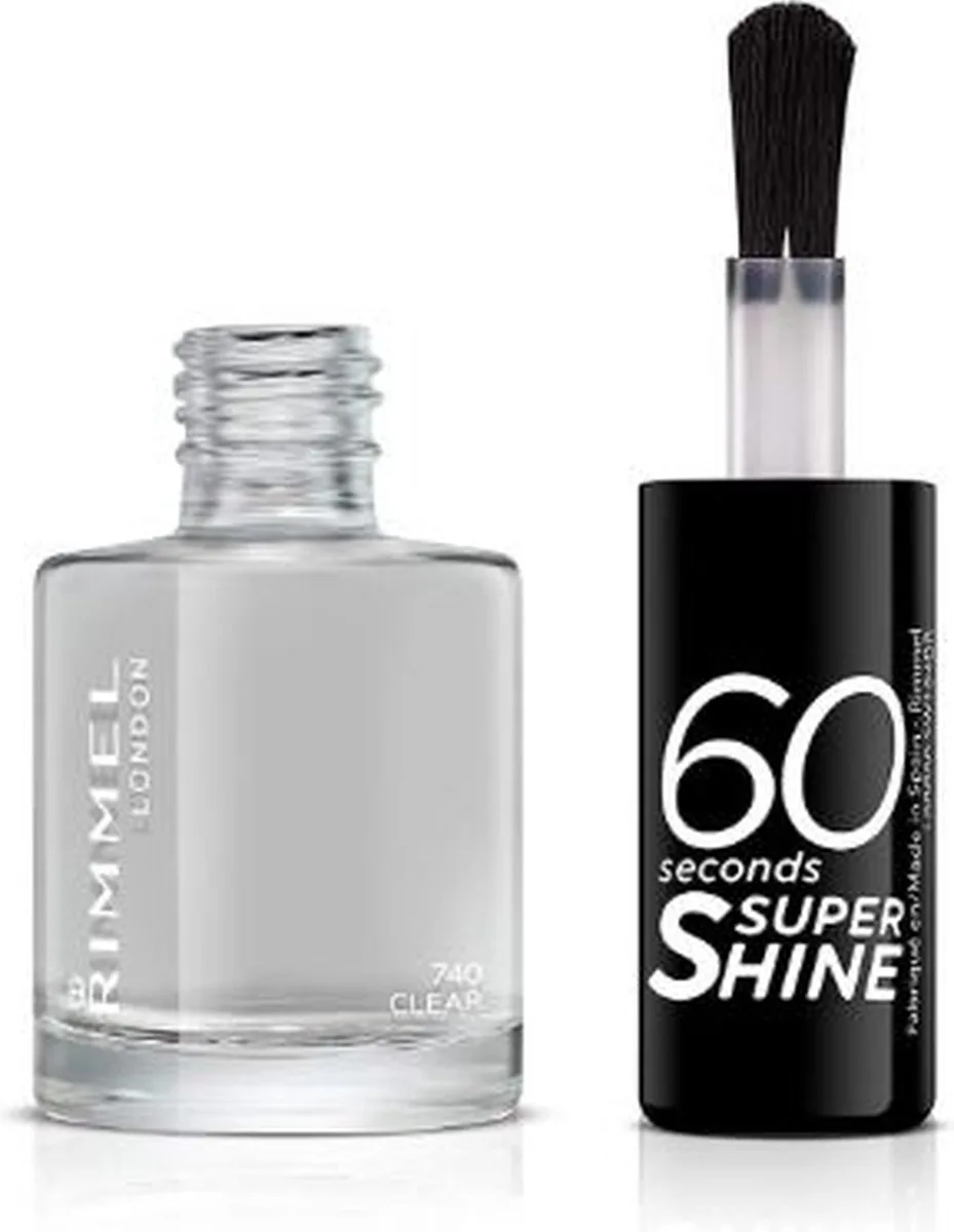 Rimmel 60 Sec Nail Polish Quick D 8 ML by Rimmel London in 740 Clear – product photo