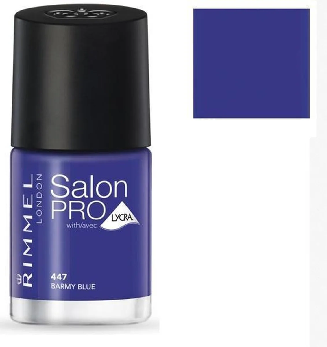 Salon Pro With Lycra Nagellak - 447 Barmy Blue by Rimmel London in Blue – product photo