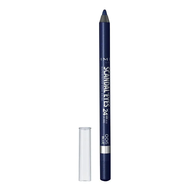 Scandal Eyes Wasserfester Eyeliner Blau 1,3 g Stift von Rimmel London – Produktfoto