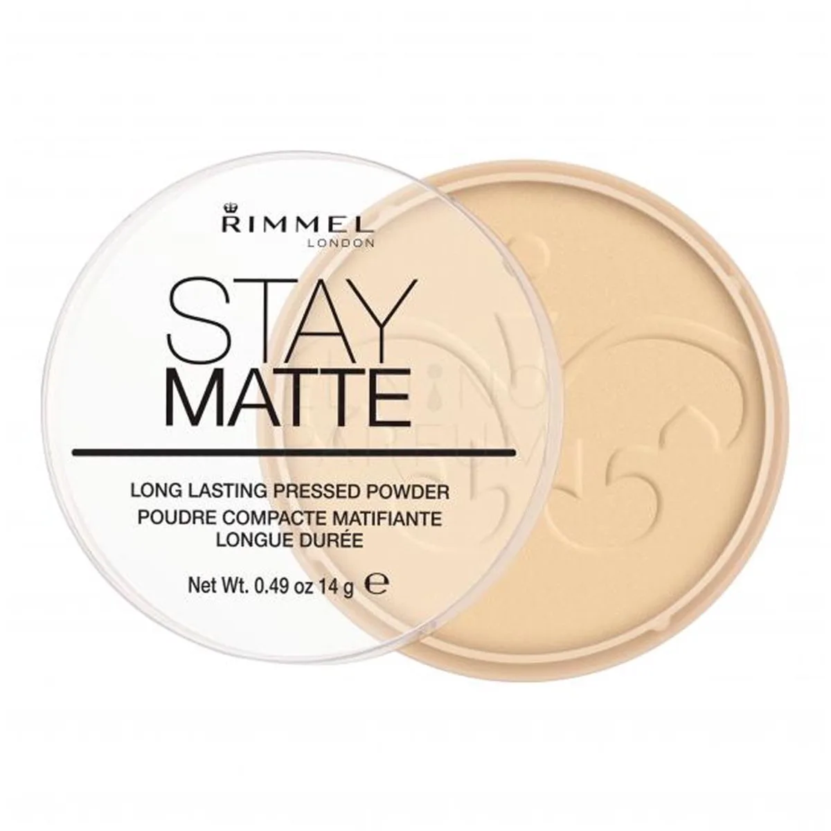 Stay Matte Pressed Powder - 001 Transparent - Powder von Rimmel London in 001 Transparent – Produktfoto