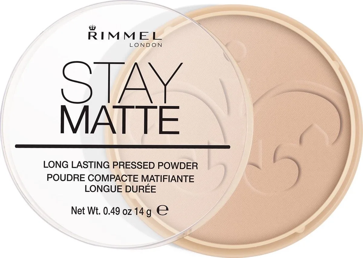 Stay Matte Pressed Powder - Silky Beige - Beige by Rimmel London in 005 Silky Beige – product photo