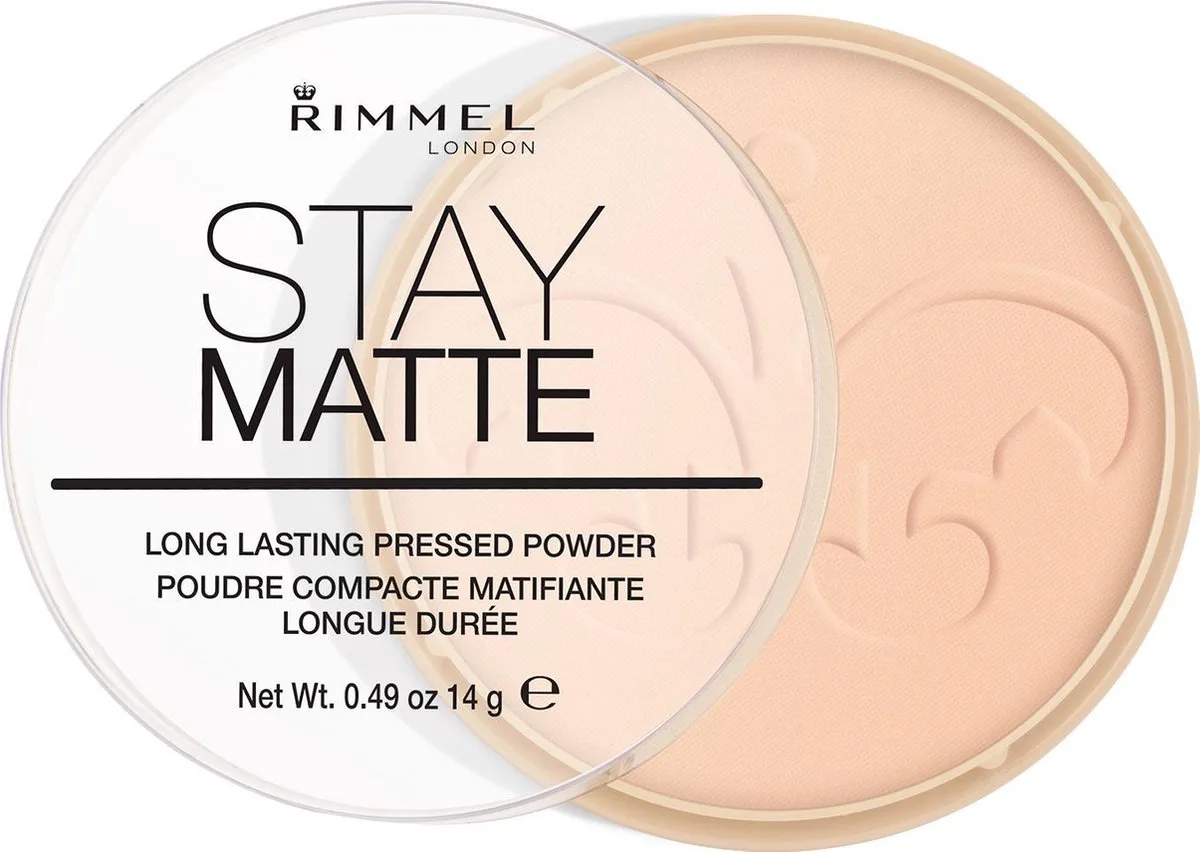 Stay Matte Pressed Powder - Warm Beige - Beige by Rimmel London in 006 Warm Beige – product photo