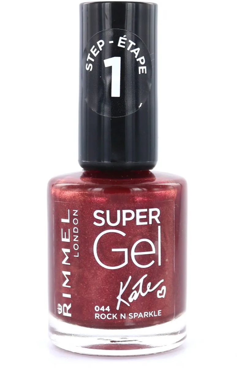 Super Gel by Kate Nagellak - 044 Rock N Sparkle by Rimmel London in Red – product photo