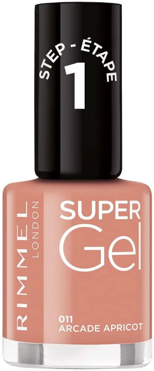 SuperGel Nail Polish Lacquer 12 ML de Rimmel London en 011 Arcade Apricot – photo du produit