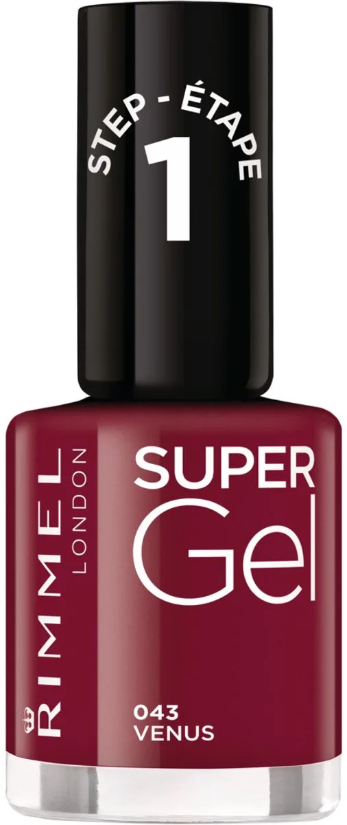 SuperGel Nail Polish Lacquer 12 ML by Rimmel London in 043 Venus – product photo