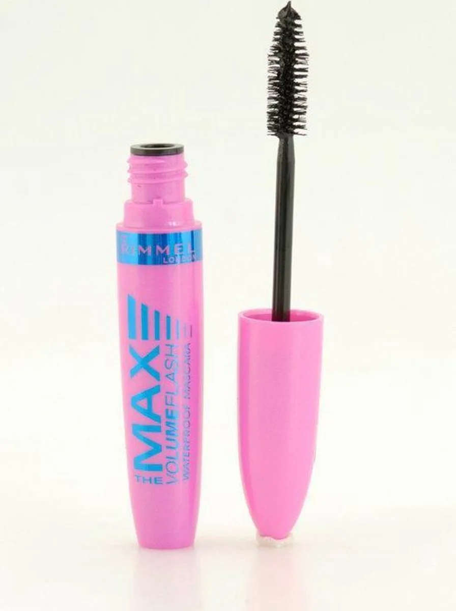 The Max Volume Flash Waterproof Mascara - 01 Black by Rimmel London in Black – product photo