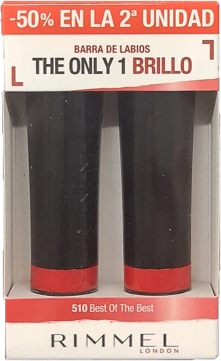The Only 1 Duo Set Lipstick - 510 Best Of The Best by Rimmel London in Red – product photo