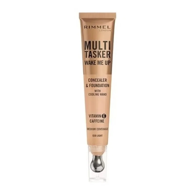 Wake Me Up Foundation & Concealer 030 Light – Aufhellend, 20 ml fra Rimmel London – produktbillede